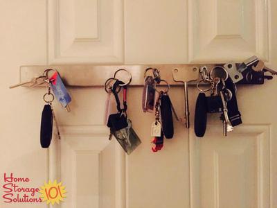 Add a Hook for Keys to the Small Handbag Organizer 